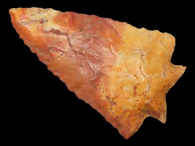 2 5/16” x 1 3/8” Fractured Base Decatur, River Stained Coastal Chert, Mississippi, Motley & 