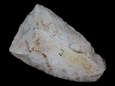 3 5/16” Fine Clear Fork Gouge, Burlington Chert, Pike Co., Illinois
