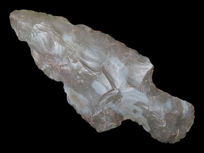 2 7/8” Turkey Tail Arrowhead, NE Arkansas, Ex. Michael Knabe