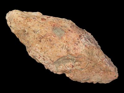 4 1/2” Woodland Heat Treated Blade, Bi-Pointed Adze, Found in Morgan County, Illinois