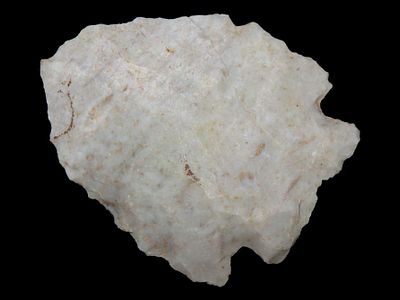 1 1/2” Attica Chert Neuberger, Ex. Schoon, Woodland, Illinois