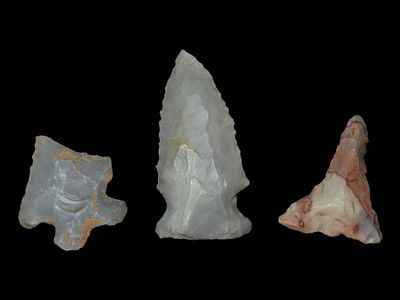 Set of 3 Really Nice Birdpoints, Found in Western Kentucky