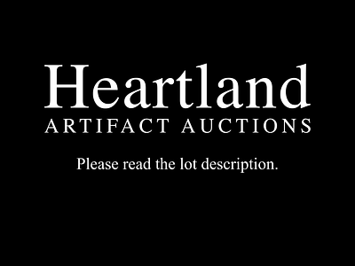 Announcements. Please make sure to review our Terms of Sale before placing your bids. You can 