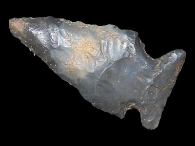 2” Big Sandy Broad Base, Early Archaic