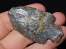 2 3/8” Corner Notched Late Archaic Stemmed Point, 4500-2500 BC, Reddish-Gray Dover Chert, Found Image - 1