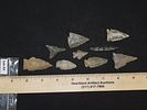 Group of 9 Arrowheads, Woodland & ArchaicImage - 1
