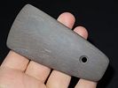 3 3/4” x 2” Trapezoidal Slate Pendant, Allen Co., OhioImage - 2