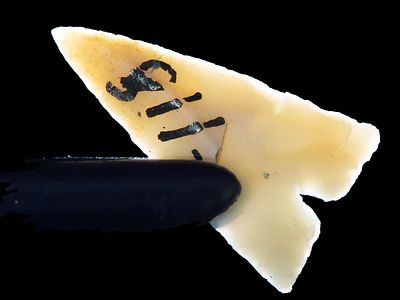 7/8" Garza Bird Point, J.J. Currie Ranch, Palo Duro Canyon, Randall Co. Texas