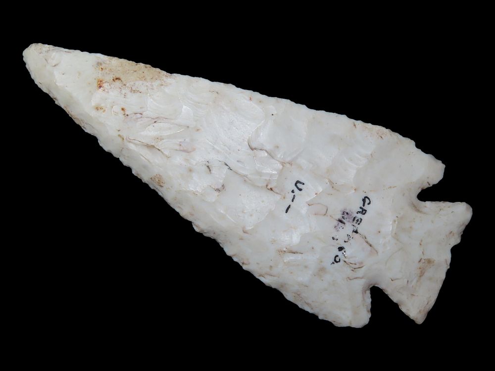 4 1/8” x 1 3/4” Hardin, Burlington Chert, Greene Co., Illinois, Motley COA, Ex. Herbert Mangold