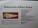 4 1/8” x 1 3/4” Hardin, Burlington Chert, Greene Co., Illinois, Motley COA, Ex. Herbert MangoldImage - 11