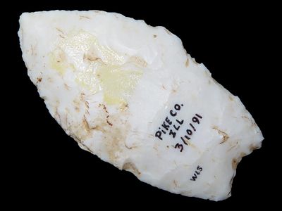 2 3/4” x 1 1/8”, Agate Basin, Pike Co., Illinois