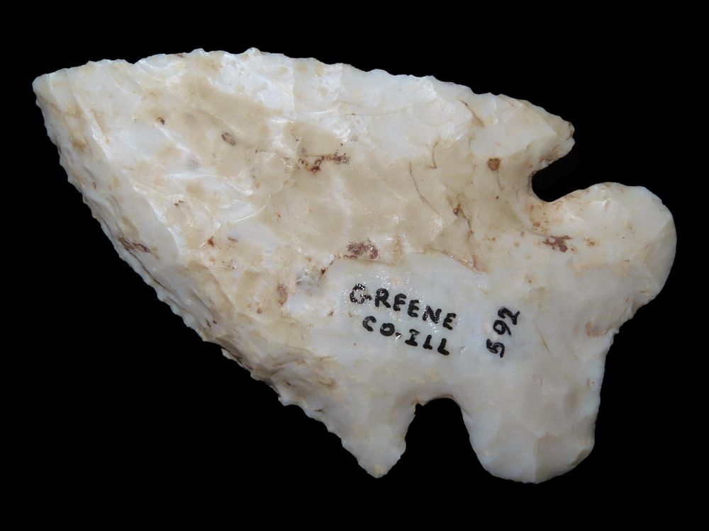 2 1/2” x 1 3/8”, Thebes, Greene Co., Illinois, Ex. Herbert Mangold