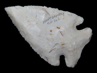 2 1/4” x 1 3/8” Thebes, Montgomery Co., Illinois