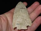 4 1/4” x 1 13/16” Pulaski, Burlington Chert, Pike Co., Illinois, Ex. Glen Leasman Collection Image - 3