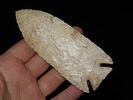 4 7/8” x 1 15/16” Pulaski, Heat Treated Burlington Chert, Schuyler Co., Illinois, Motley & Image - 1