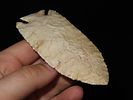 4 7/8” x 1 15/16” Pulaski, Heat Treated Burlington Chert, Schuyler Co., Illinois, Motley & Image - 9