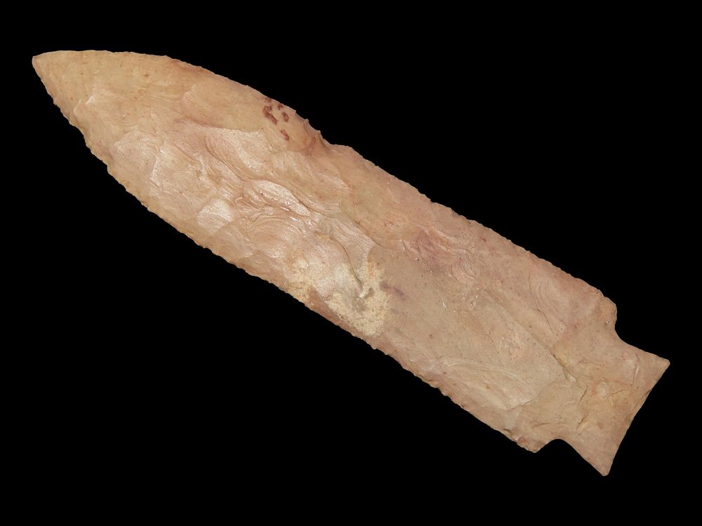 5” x 7/8” Benton, Buffalo River Chert, Found by Dave Booths in the 1980s, Hardin Co., Tennessee