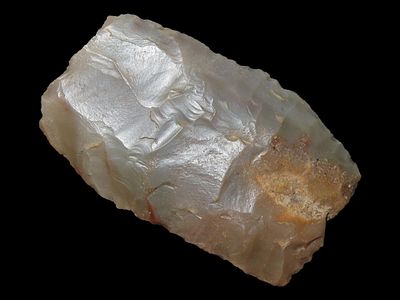 2 13/16” x 1 1/2” Paleo Square Knife, Flint Ridge, Union Co., Ohio