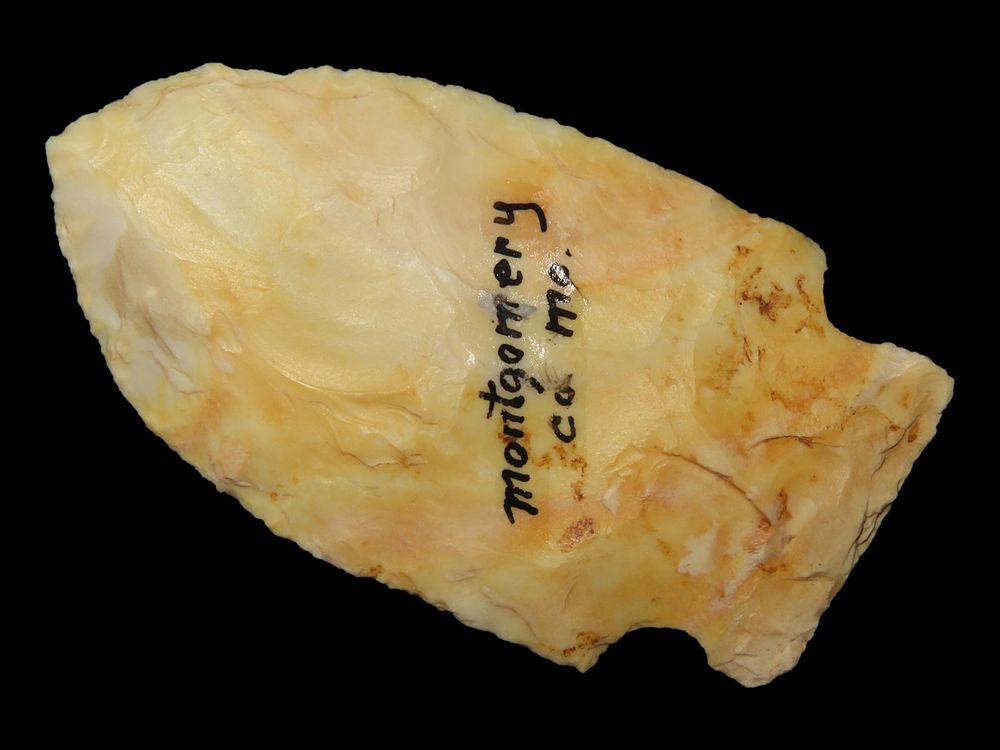 2 5/8” x 1 1/2” Godar, Creek Stained Burlington, Montgomery Co., Missouri