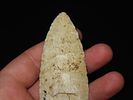 4 1/16” x 1 3/8” Paleo Fluted Clovis, Burlington Chert, Illinois, Ex. Charles Shewey, Jim Image - 6