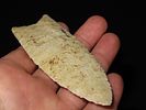 4 1/16” x 1 3/8” Paleo Fluted Clovis, Burlington Chert, Illinois, Ex. Charles Shewey, Jim Image - 9