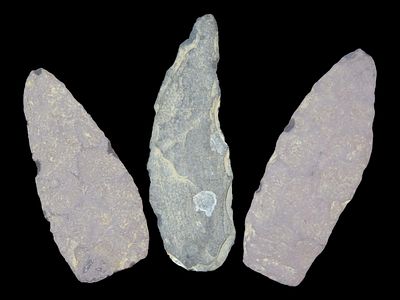 Grouping of 3 Rhyolite Pts. from Ohio