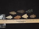 Grouping of 7 Arrowheads, Woodland, OhioImage - 1