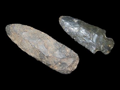 Lot of 2 Archaic Pts. from Ohio