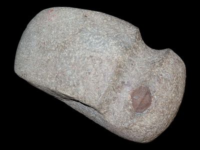5 1/4” x 2 3/4” Three Quarter Grooved Axe, Clinton Co., Illinois