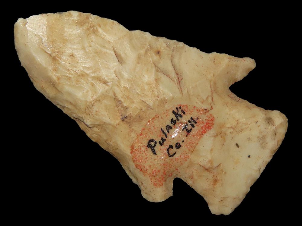 1 3/8” x 1 3/8” Knobbed Hardin, Pulaski Co., Illinois