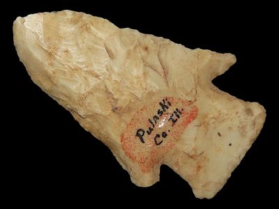 1 3/8” x 1 3/8” Knobbed Hardin, Pulaski Co., Illinois
