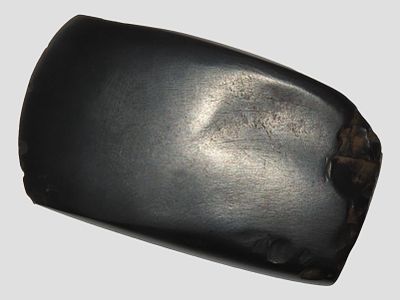 1 7/8” x 1” Hematite Celt, Lincoln Co., Illinois