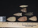 Grouping of 7 Arrowheads, Texas PointsImage - 8