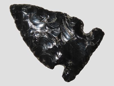 1 7/8” x 1 1/4” Obsidian Point, Washington