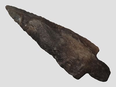 5 3/8” x 1 5/8” Adena Point from Ohio, Tip has been resharpened