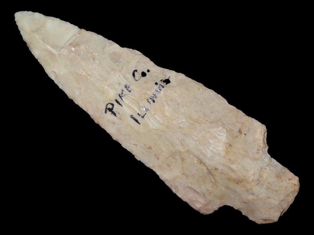 3 7/8” x 1 1/4” Adena Point, Pike Co., Illinois