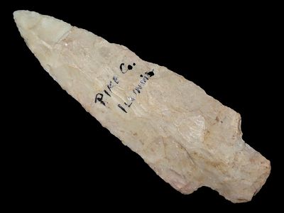 3 7/8” x 1 1/4” Adena Point, Pike Co., Illinois