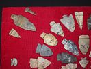Board of Archaic/Woodland Points from MichiganImage - 1