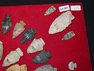 Board of Archaic/Woodland Points from MichiganImage - 2
