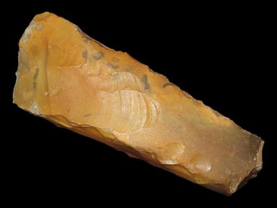 5 1/8” x 1 3/8” Danish Flint Celt / Adze, Great Color, 3000 BC - 1500 BC