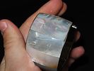 2 5/8" x 2 1/4" Abalone Shell Vintage Cuff Bracelet from Old Southwestern Trading PostImage - 2