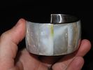 2 5/8" x 2 1/4" Abalone Shell Vintage Cuff Bracelet from Old Southwestern Trading PostImage - 8