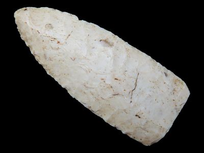 2 5/8” Broken Heartbreaker Clovis, Nice Flutes, Jersey Co., Illinois