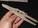 7 3/4” Longest Tool and Bone Adze, Eskimo, Bering Sea, Alaska, Ex. J. Weston SmithImage - 4