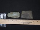 Lot of Two Slate Artifacts, Alaska, One Celt, Eskimo, Ex. J. Weston SmithImage - 7
