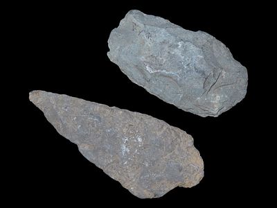 Lot of 2 Artifacts/Tools, Bering Sea, Alaska