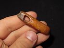 Eskimo Artifacts, Lot of Two, Carved Walrus Tusk and Connector, Bering Sea, Alaska, Ex. J. Image - 1
