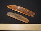 Lot of Two Bone Wedges, Bering Sea, Alaska, Ex. J. Weston SmithImage - 1