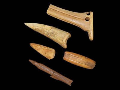 Eskimo Lot of Artifacts/Tools from Bering Sea, Alaska