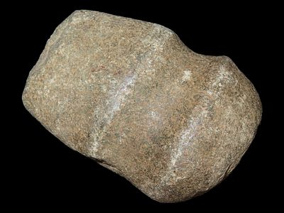 4 1/2" Three Quarter Grooved Granite Axe, Found in Fulton County, Missouri, Found by Dean Dowling
